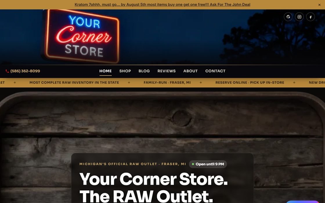 Your Corner Store &mdash; live site
