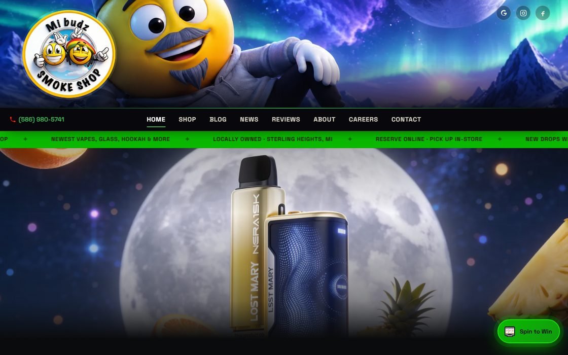 Mi Budz — live site