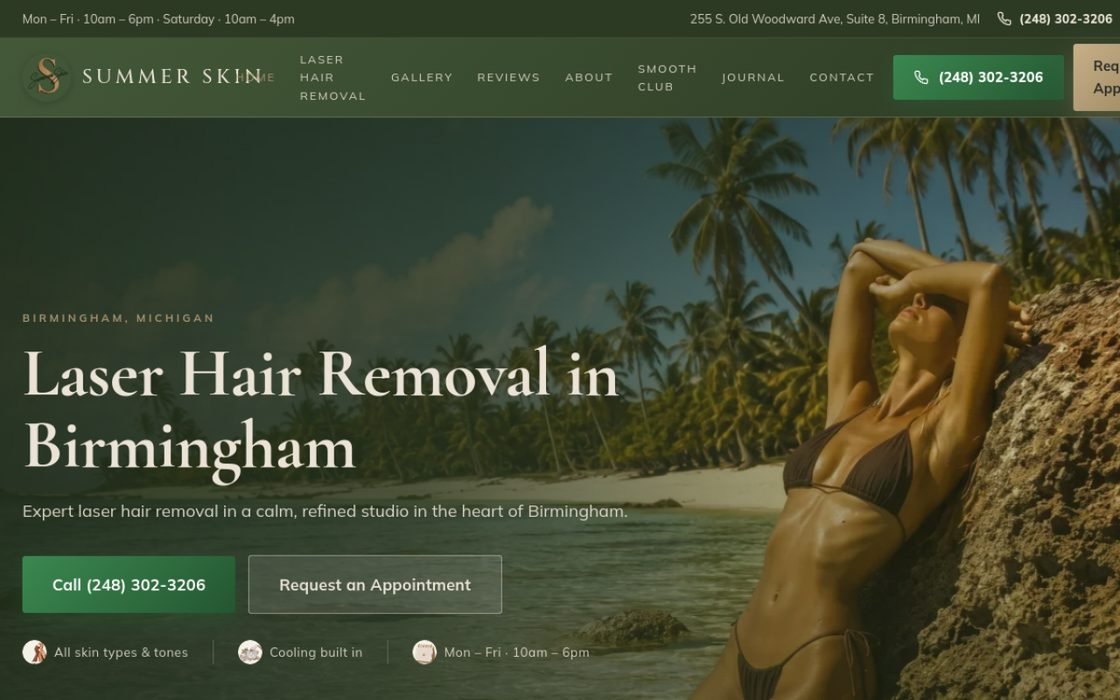 Summer Skin &mdash; live site